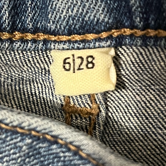 Warp + Weft NCE Nice Cote Wide Leg High Rise Jeans size 6 - Picture 10 of 12